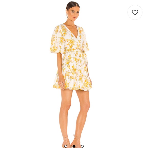 Faithful the Brand Rooney Wrap Mini Dress US 4/AU 8/S - Picture 2 of 5